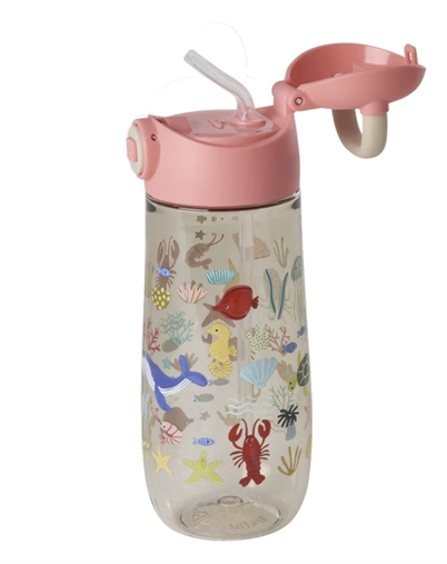 Rice - Kids Drikkedunk - Koral - Ocean Print
